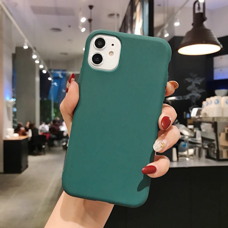 Ốp lưng OPPO A93 A91 A83 A71 A57 A39 A37 A37f F7 F5 F3 F1s Realme 6 3 C11 Pro 2020 Candy Frosted Solid Color Soft Phone Case Cover