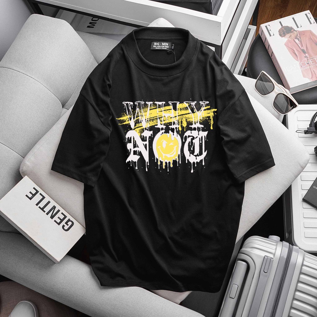 Áo thun nam tay ngắn form bigszie 75 - 125kg - in nhiều hình