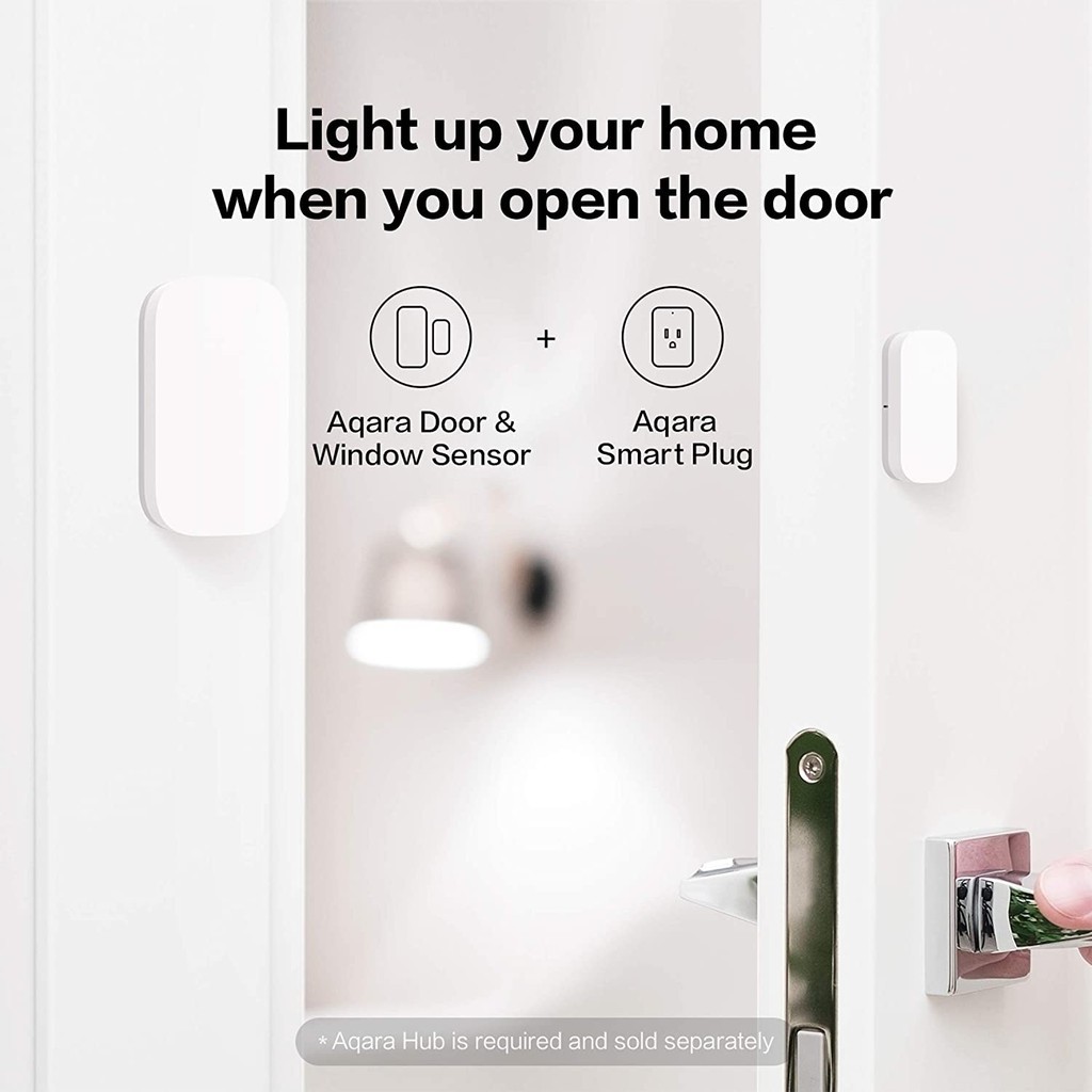 Cảm Biến Cửa Thông Minh Aqara hỗ trợ HomeKit MCCGQ11LM - Hub is required - Hàng Chính Hãng BH 12 Tháng