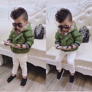 Combo áo phao+ áo len ôt