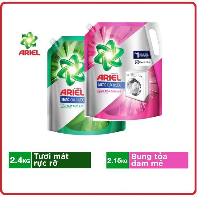 NƯỚC GIẶT ARIEL MATIC CHO MÁY GIẶT CỬA TRƯỚC 1,85kg hàng chính hãng.