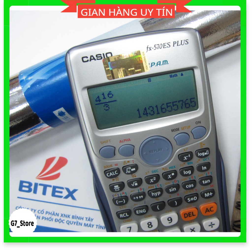 (SALE) MÁY TÍNH FX 570ES PLUS,MÁY TÍNH HỌC SINH