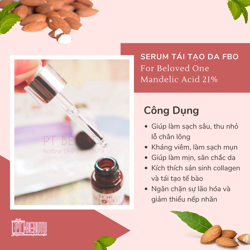 Top 3 Serum Tái Tạo Da Mandelik Acid
