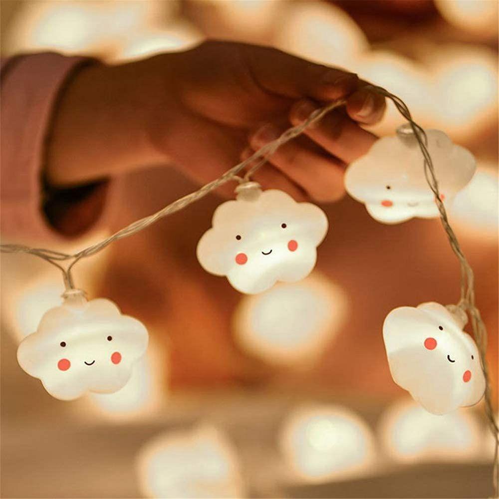 Dây Đèn LED Trang Trí Hình Đám Mây Hoạt Hình Chạy Bằng Pin