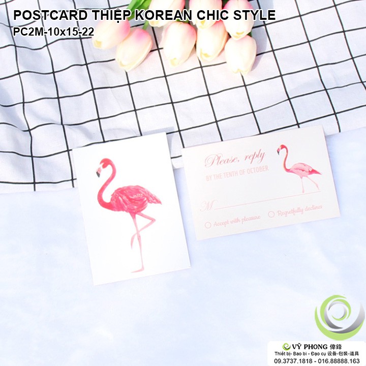 THIỆP CHỤP ẢNH POSTCARD 2 MẶT 10x15cm KOREAN STYLE PHỤ KIỆN CHỤP ẢNH SẢN PHẨM PC2M10x15-18~23