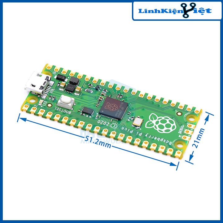 Bảng phát triển Raspberry Pi Pico Raspberry Pi PICO lõi kép RP2040 hỗ trợ Micro Python