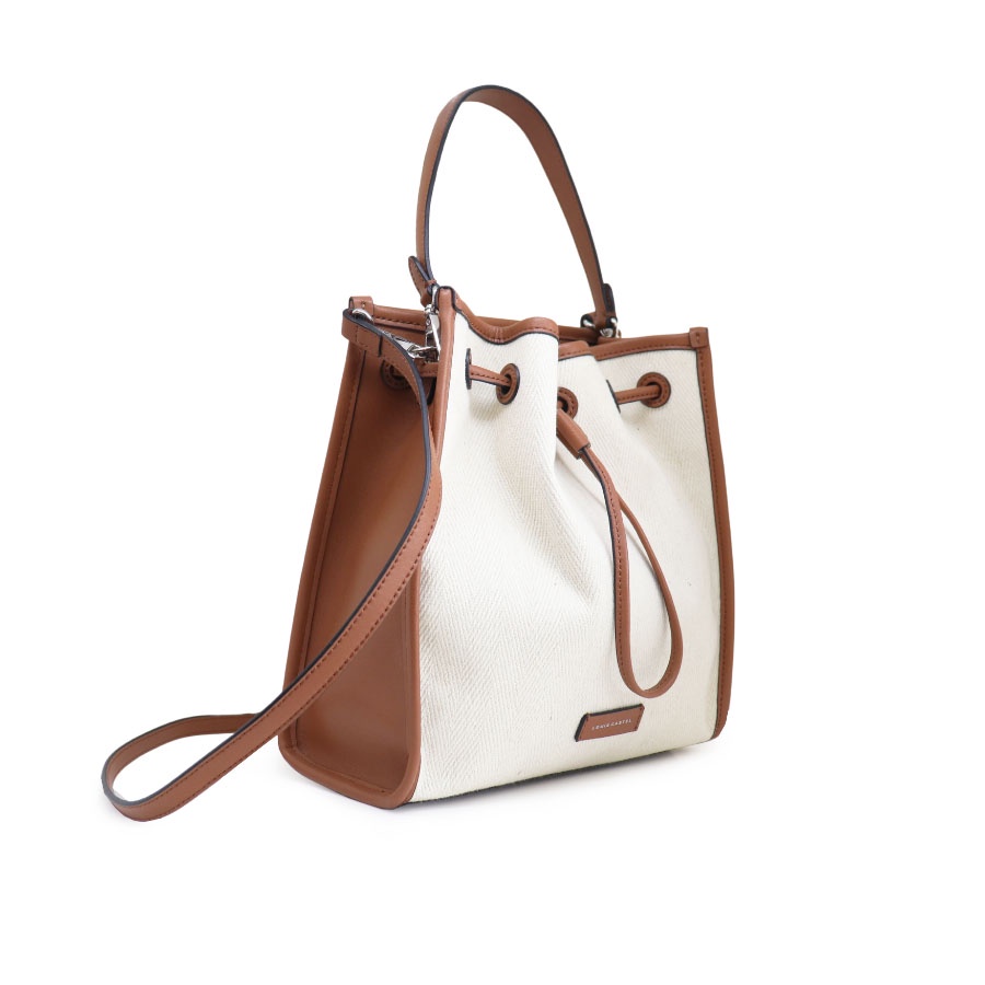 Túi xách Myra vải Canvas phối da bò  Louis Castel nhiều màu SHLK45-52