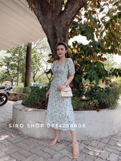 Váy hoa hàng QC