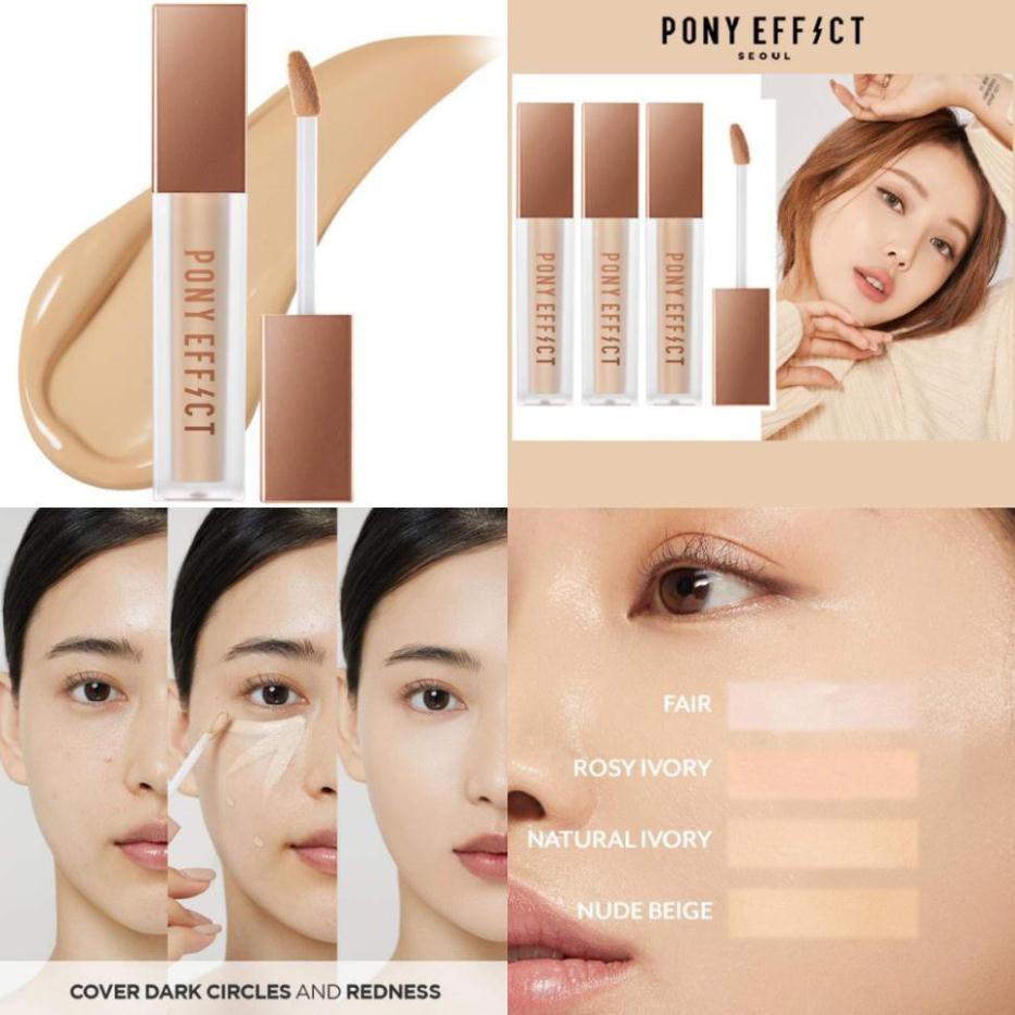 Kem che khuyết điểm Pony Effect coverstay Concealer( có Bill)