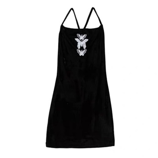 Đầm 3 Butterflies Velvet Dress