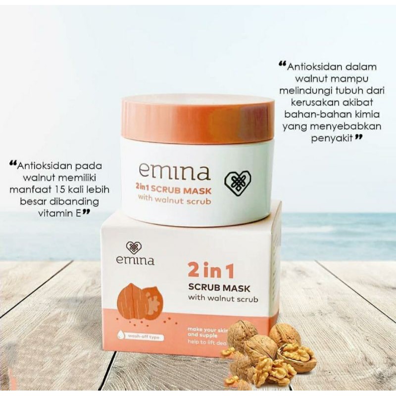 (hàng Mới Về) Mặt Nạ Tẩy Tế Bào Chết Emina 2 Trong 1 50ml | BigBuy360 - bigbuy360.vn