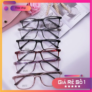 [Free Ship] Gọng Kính Cận Nhựa Dẻo Dáng Vuông - Gọng Kính Thời Trang Hàn Quốc MS 114 [Xả Kho]