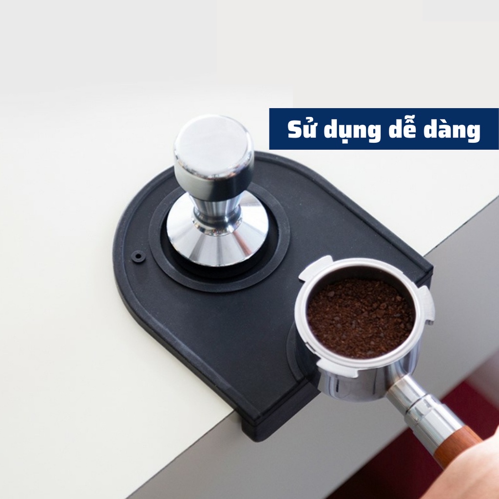 Miếng Lót Temper Bằng silicon Hỗ Trợ Nén Cà phê nguyên chất Espresso pha chế cafe máy arabica