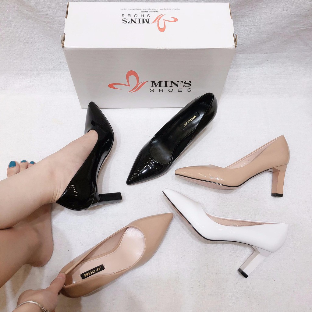 Min's Shoes - Giày Da Bóng Nano C67 Đỏ