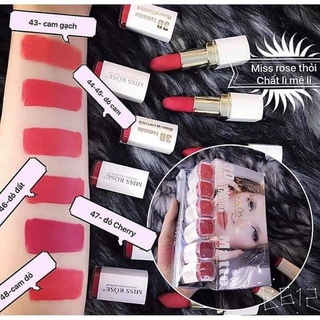 Son miss rose 3D tone đỏ