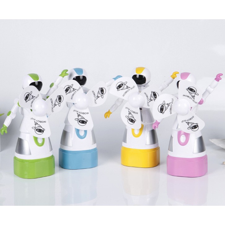 Quạt tích điện hình siêu nhân để bàn