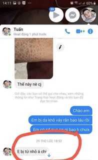 Combo trị da rắn và viêm chân lông
