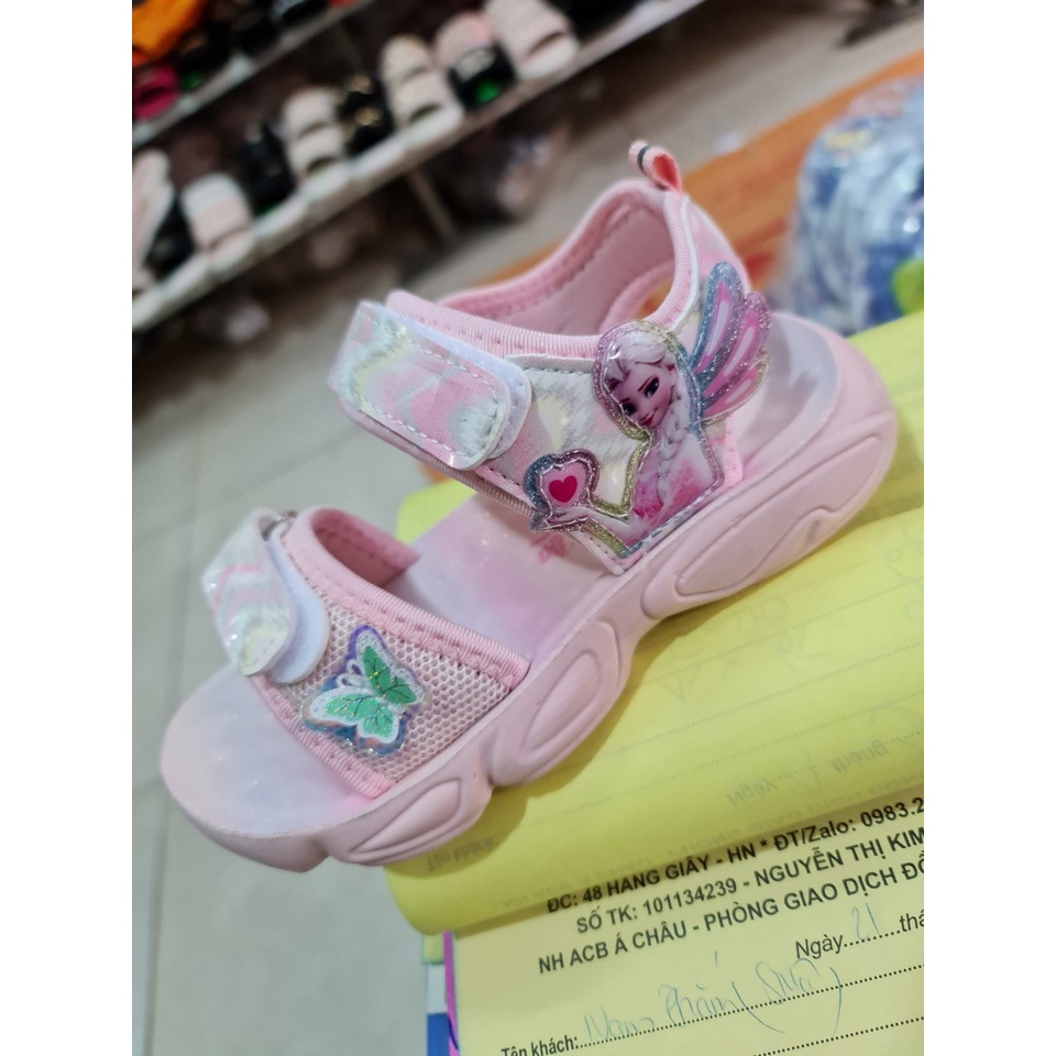 [Cực Chất- Uy Tín] Dép Sandal Bé Gái Size 21-32 Hình Elsa Siêu Nhẹ Siêu Bền Chất Quảng Châu