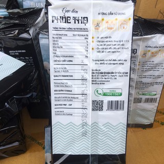 [Combo 2 túi] Gạo lứt đen Phúc Thọ Vinaseed