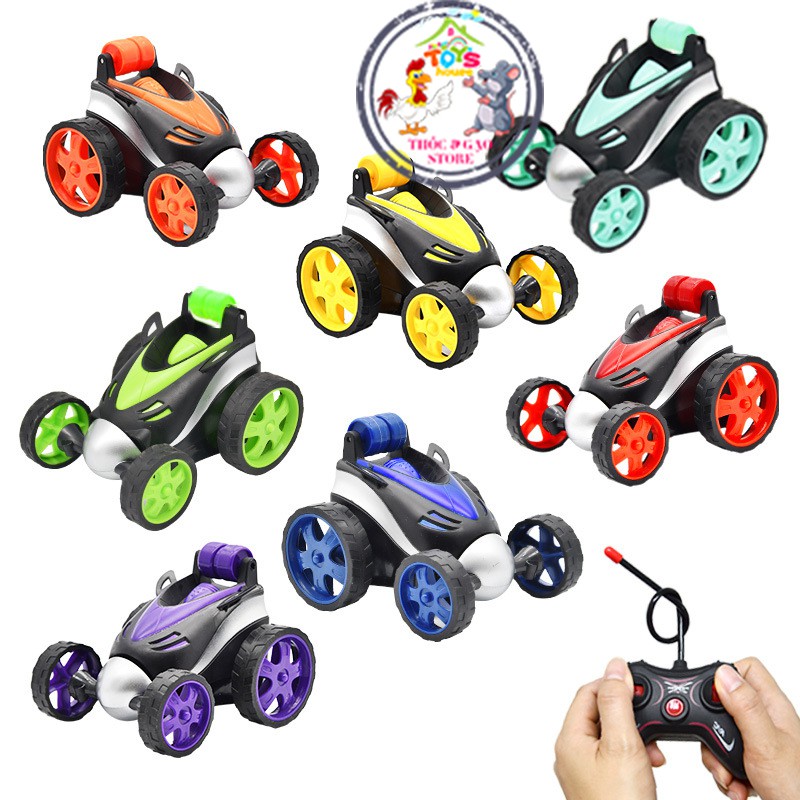 Xe mô hình điều khiển từ xa quay 360 độ mini rc stunt toy car 360 degrees 🎮🎮