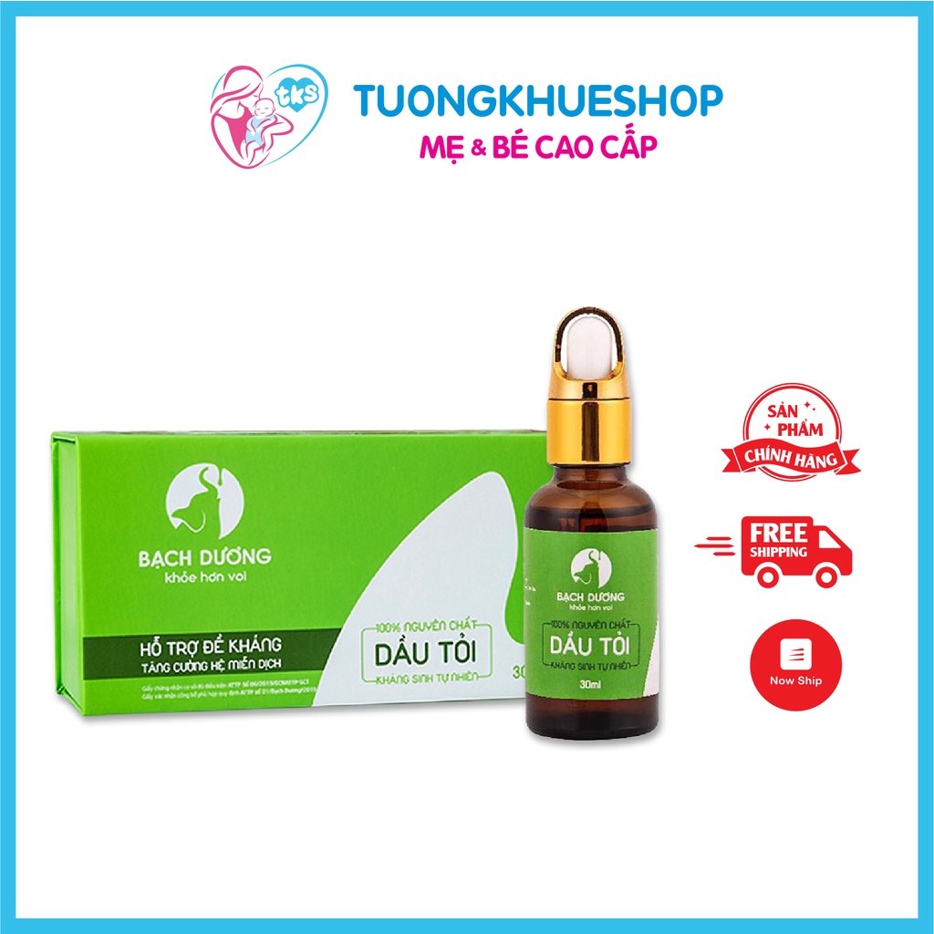 Dầu Tỏi Bạch Dương - Kháng Sinh Tự Nhiên cho mọi người - 30ml