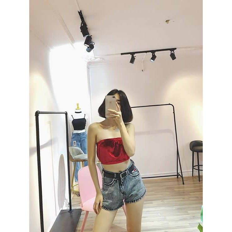 Croptop ống nhung | BigBuy360 - bigbuy360.vn