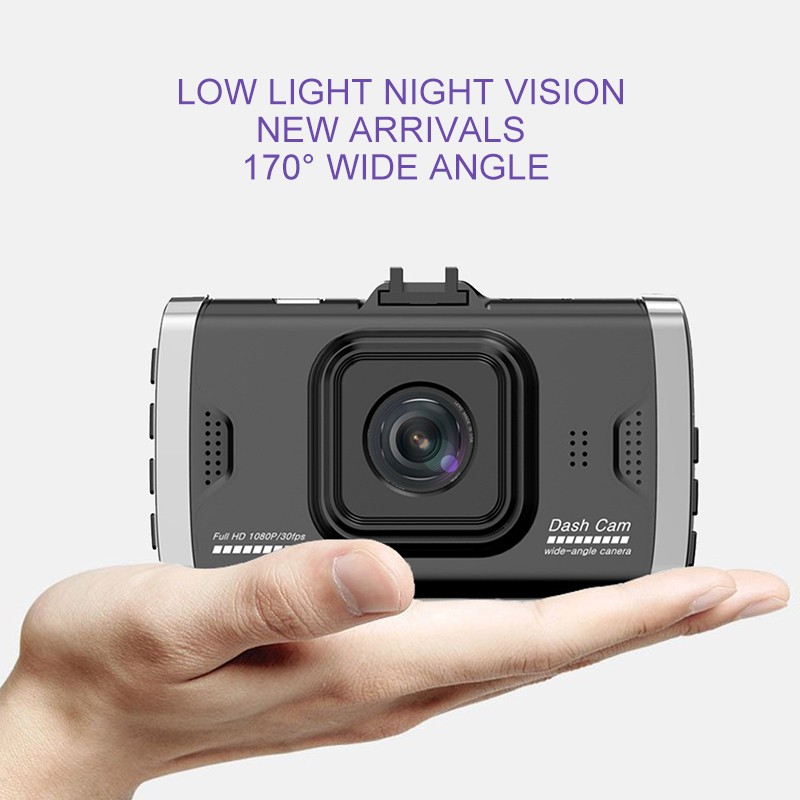 3 Inch Dual Lens Driving Recorder Starlight Night Vision Driving Recorder | WebRaoVat - webraovat.net.vn