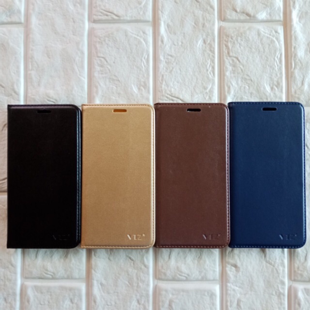 Bao da Samsung A7 - 2018 có ngăn để tiền và thẻ chính hãng VTZ