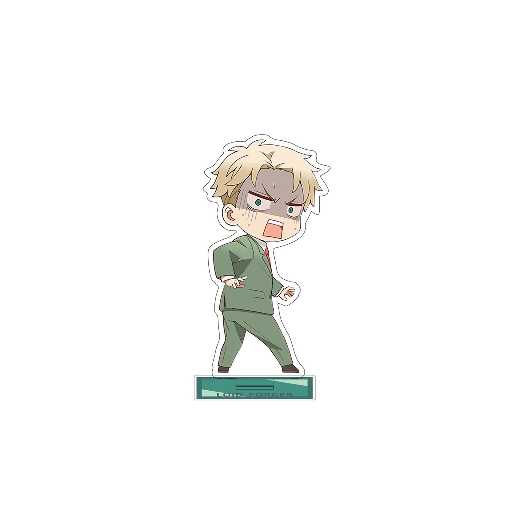 Standee mini SPY X FAMILY ver HOẢNG LOẠN mô hình Gia Đình Điệp Viên anime chibi tượng mica trang trí