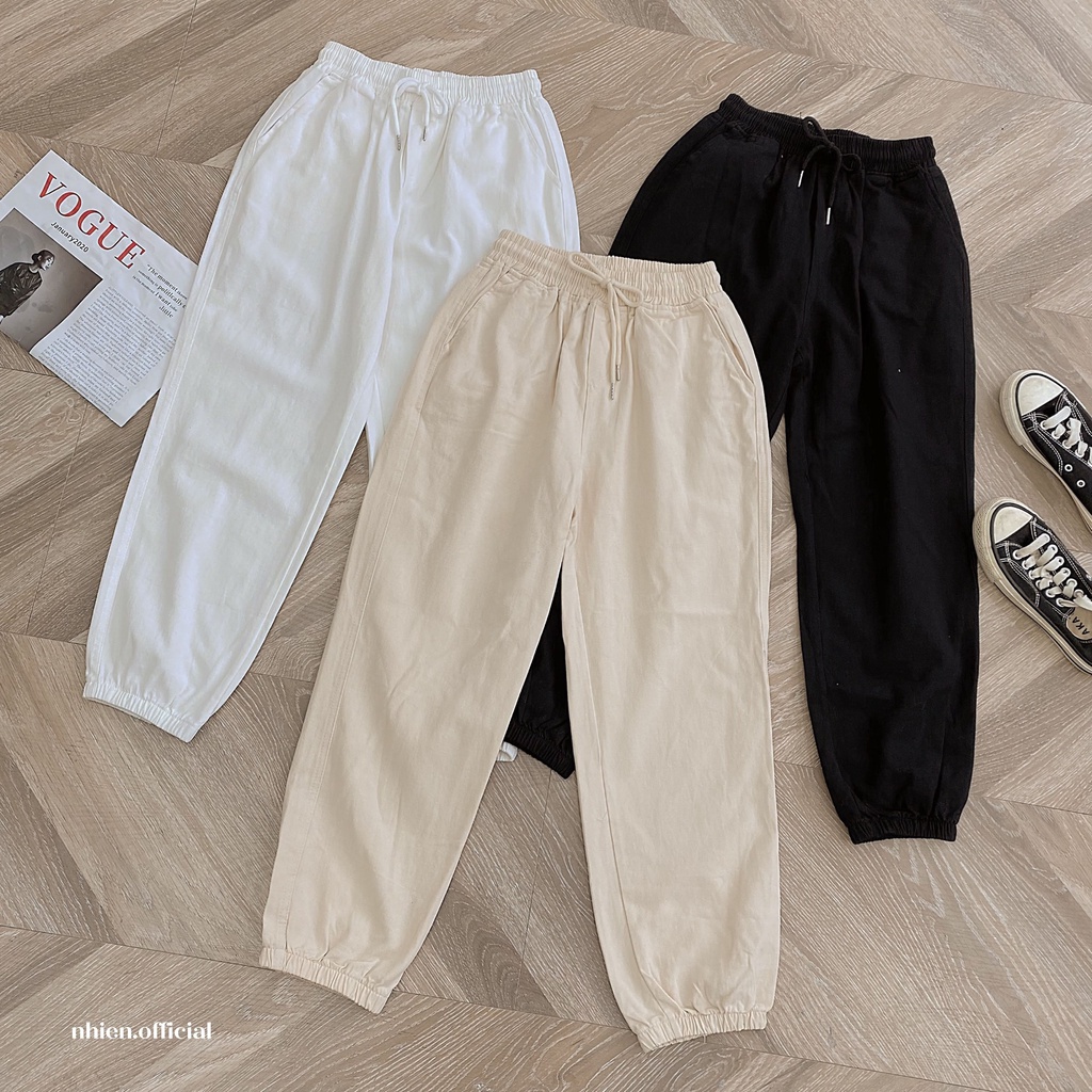 Quần kaki baggy nữ nhiennhienvintage BQ78