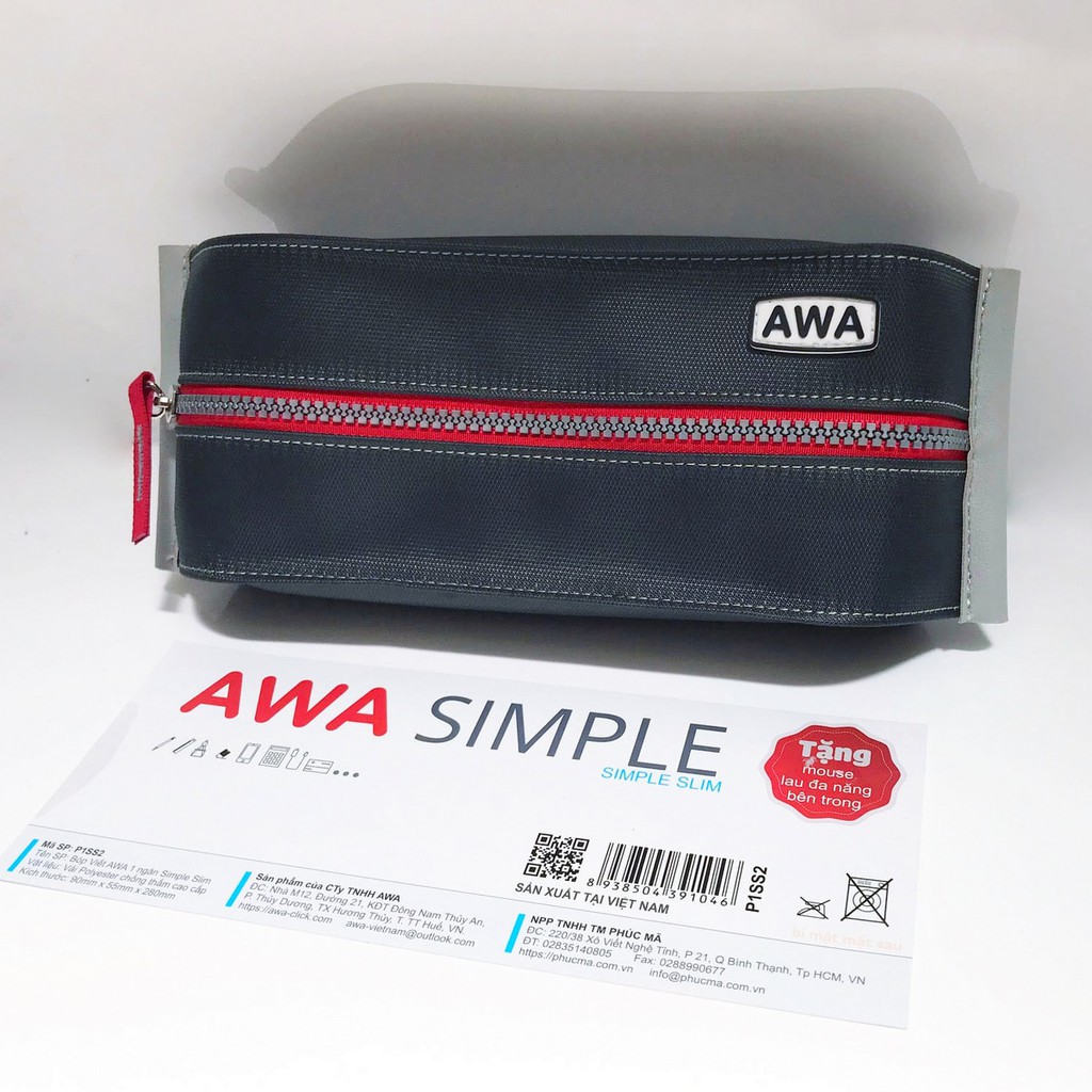 Bóp viết cao cấp AWA Simple Slim P1SS2