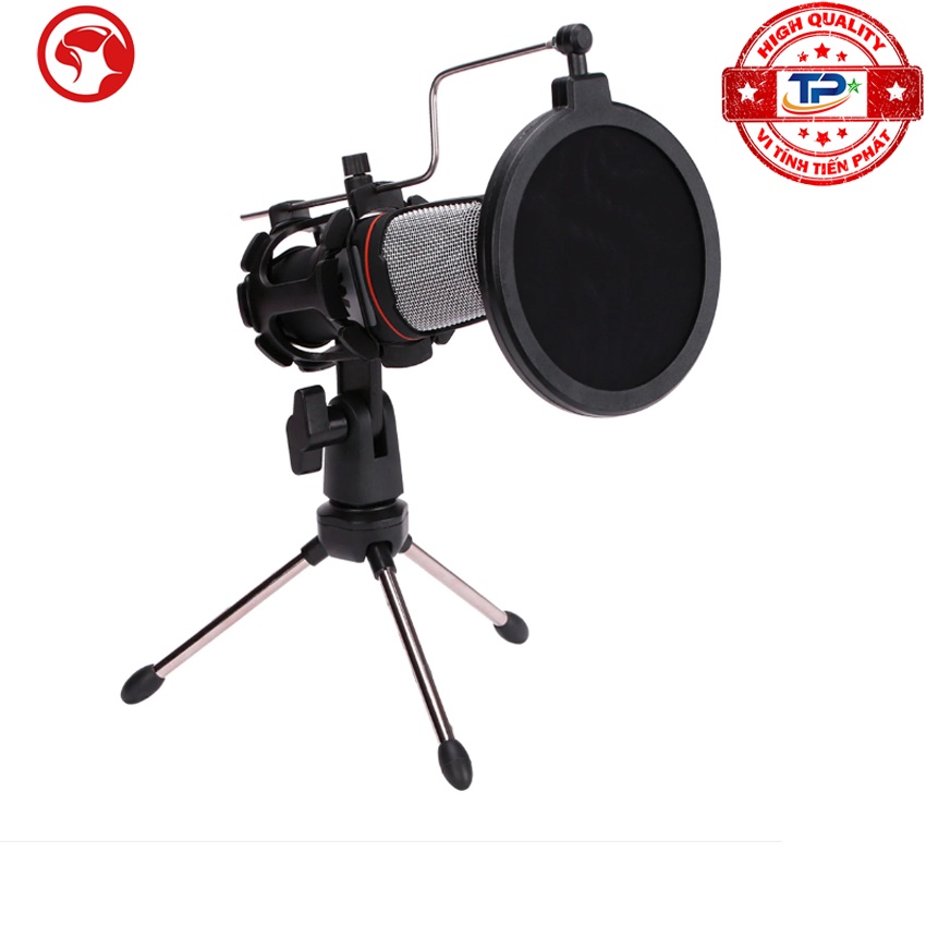 Studio Microphone Pro Marvo MIC-02 đẳng cấp chuyên nghiệp dùng hát karaoke, chat, ghi âm, đàm thoại... trên PC và Laptop