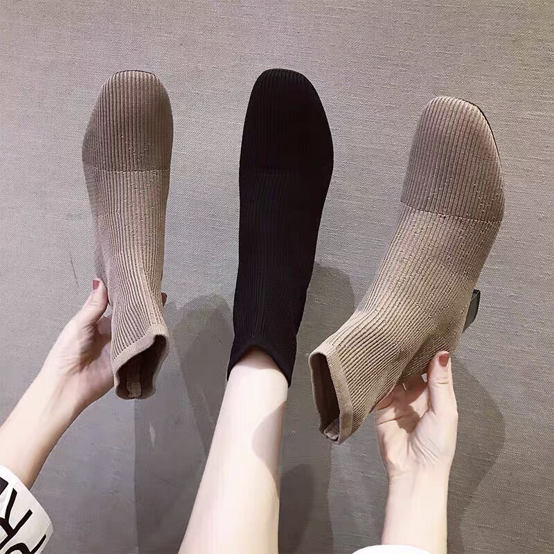 Boot len cao cổ mẫu mới nhất 2022 đế 7cm