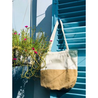Túi tote phối cói giá rẻ