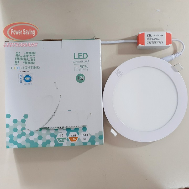 Đèn led âm trần HG 12w siêu mỏng - chính hãng