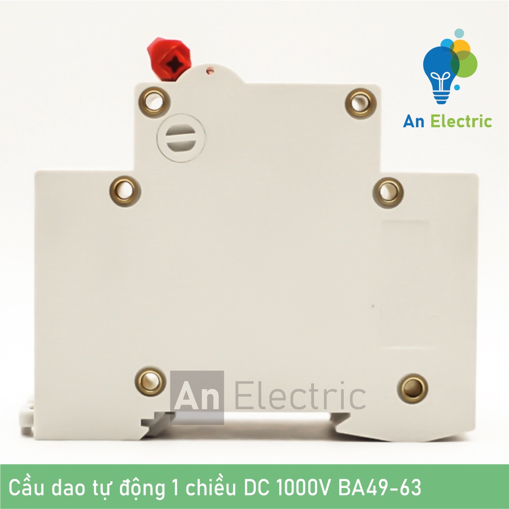 Cầu dao tự động 1 chiều DC 20A 25A 32A 1000VDC 2P BA49-63 chuyên dụng cho điện năng lượng mặt trời