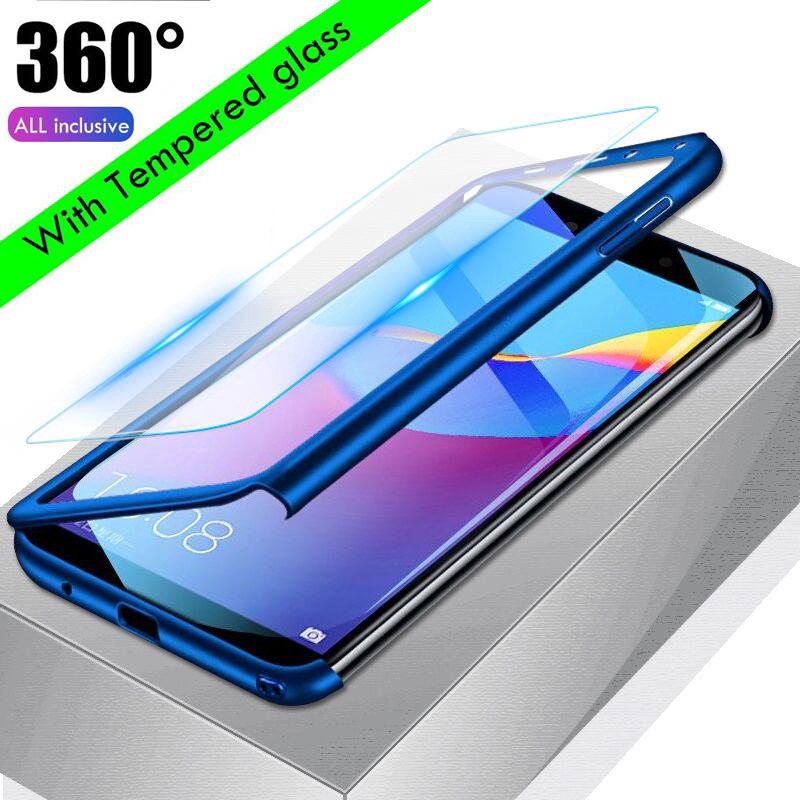 Ốp điện thoại kèm kính cường lực bảo vệ màn hình toàn diện 360º cho Samsung Galaxy Note 5 Note 8