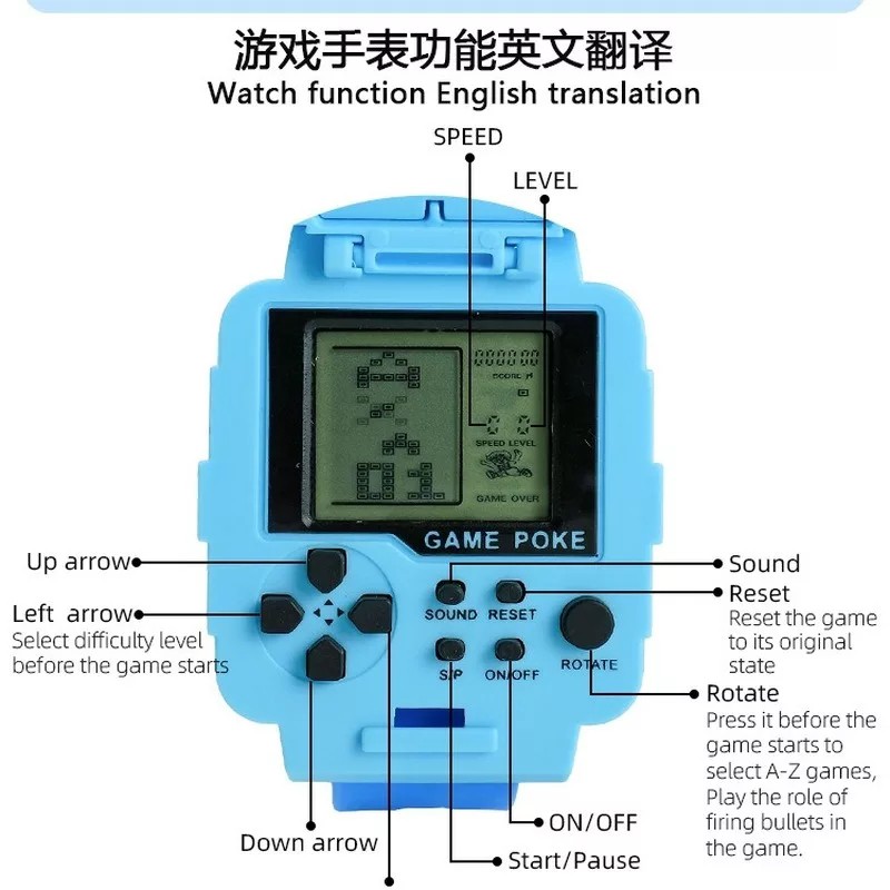 Đồng Hồ Đeo Tay Máy Chơi GAME Dành Cho Nam