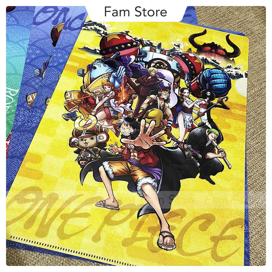 Tập đựng tài liệu Clear file One Piece x 7-Eleven Japan (Quà tặng giới hạn kỉ niệm vol.100)