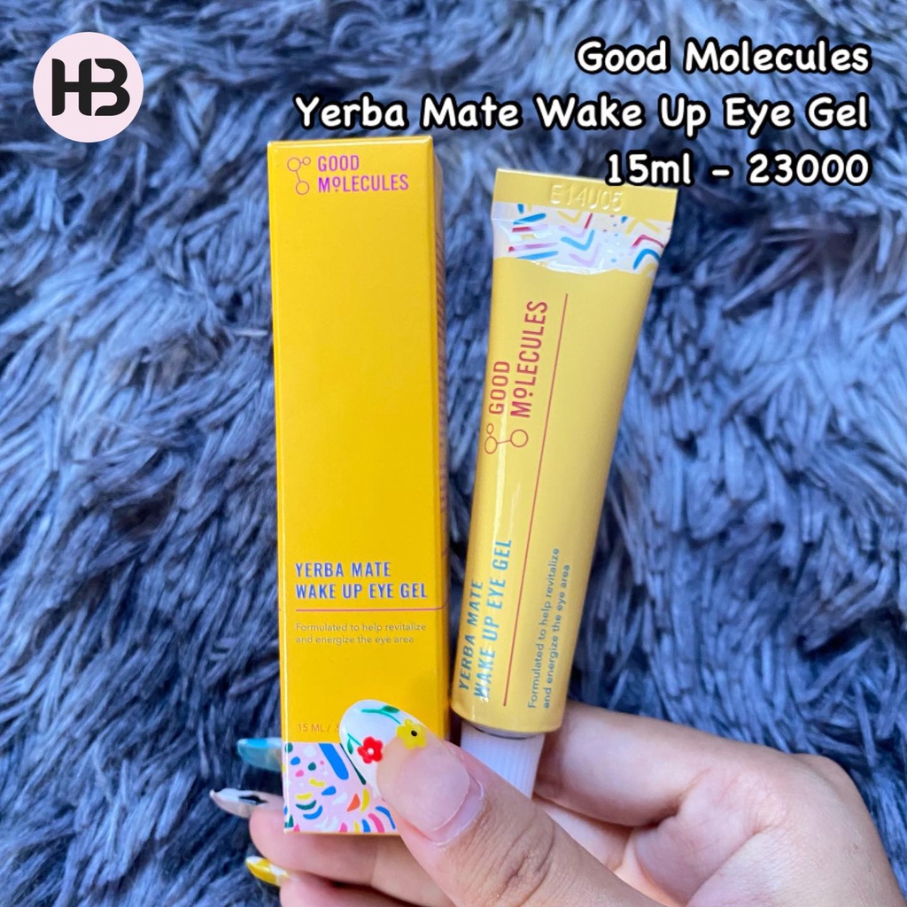 KEM DƯỠNG DA LÀM SÁNG DA VÙNG MẮT GOOD MOLECULES YERBA MATE WAKE UP EYE GEL 15ML CHÍNH HÃNG - 10319