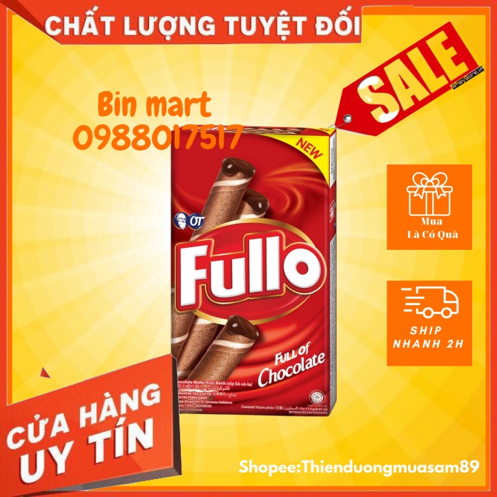 bánh ống quế socola Fullo