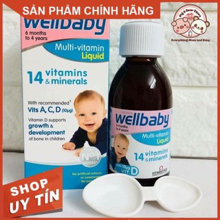 (CHUẨN AIR) Wellbaby siro giúp trẻ ăn ngon tăng đề kháng