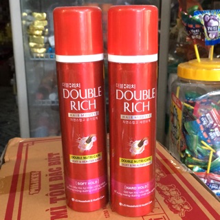 Keo Giữ Nếp Tóc Double Rich Hair Mousse Chai 150ml