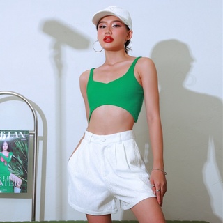 TARTAN - Water Shorts - Quần shorts hai màu trắng và xanh