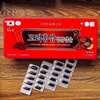 Hàng Chính Hãng - Đạm Sâm Nhung Hươu Hàn Quốc - hộp 120 viên