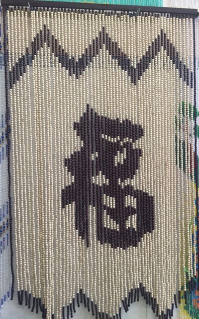 MÀN RÈM HẠT GỖ DẦY TREO CỬA