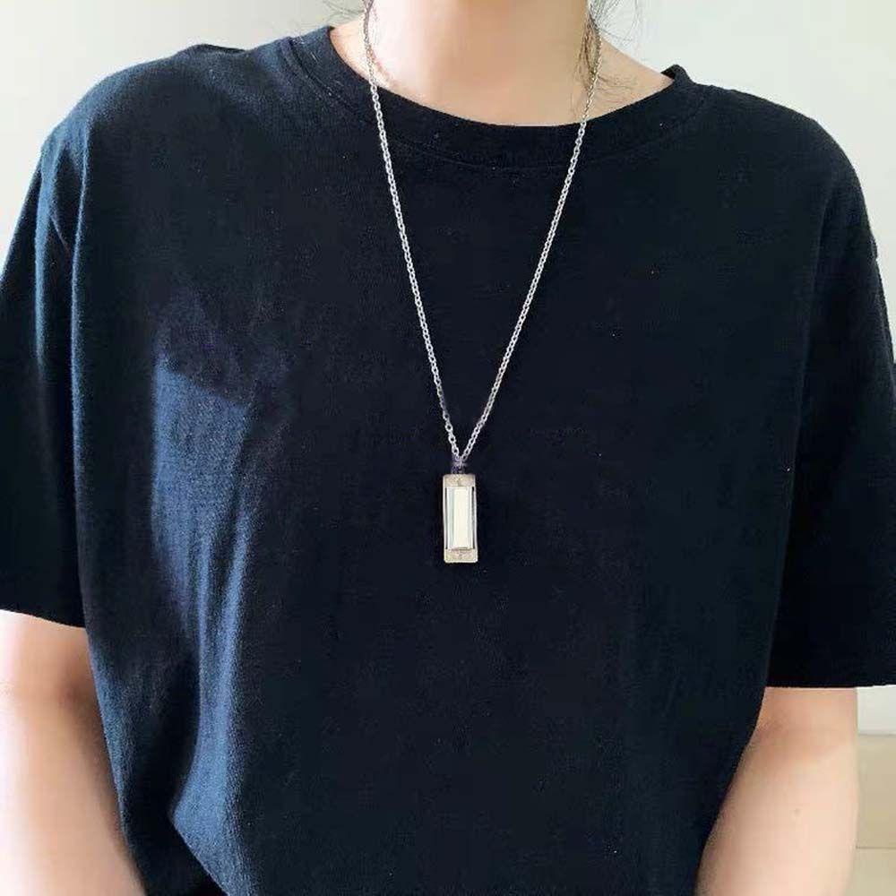 Vòng cổ Hợp Kim Mặt Hình Kèn Harmonica Mini Độc Đáo Cho Nam