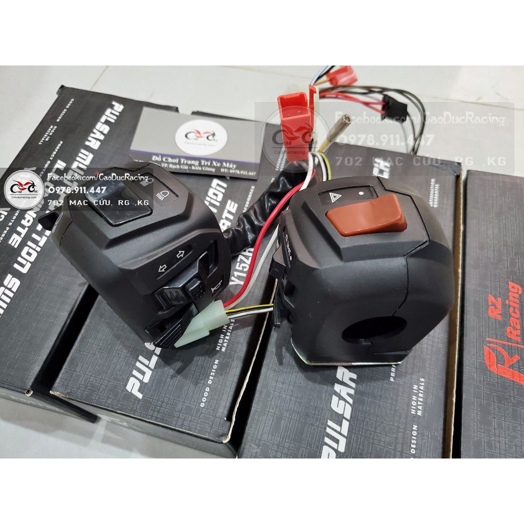 BỘ Cùm công tắc FRizoma (LOẠI KO CÓ ĐÈN) thái lan lắp mọi loại xe CÓ CÔNG TẮC PASSING