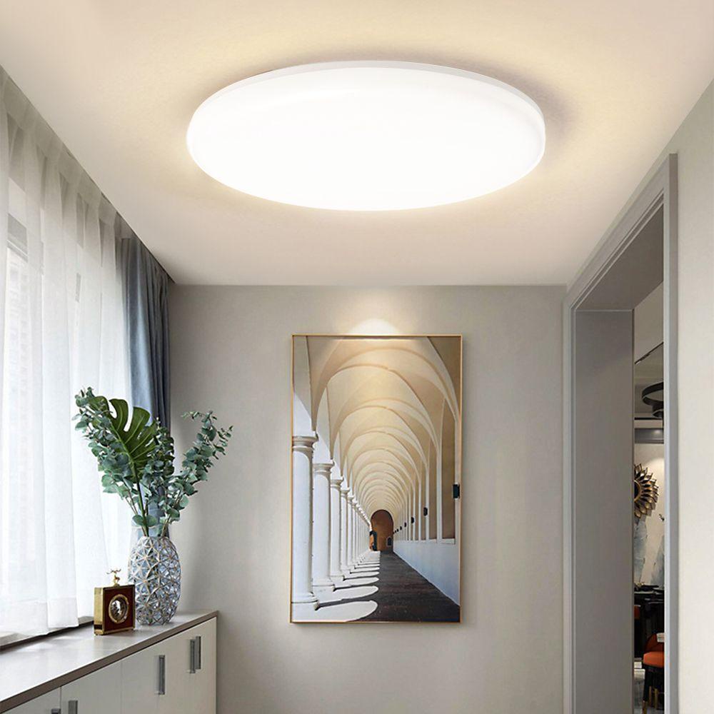 LANSEL Đèn LED Gắn Trần Nhà Ánh Sáng Trắng Ấm
