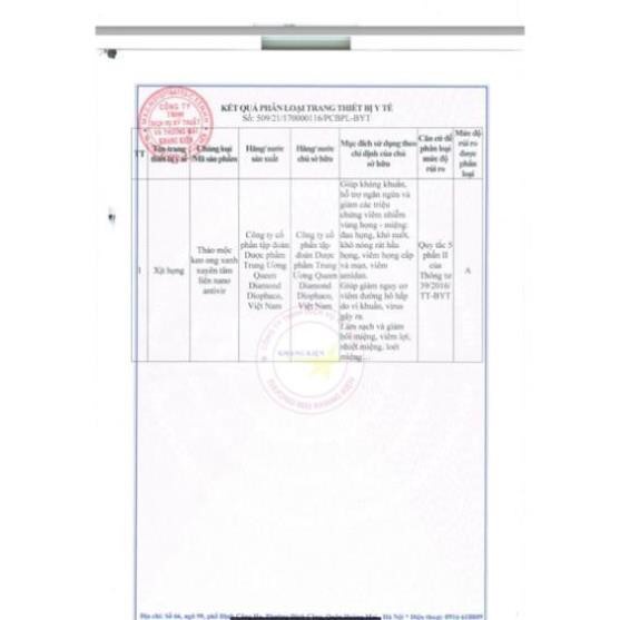 Xịt họng Xuyên Tâm Liên Nano, xịt họng thảo mộc keo ong xanh